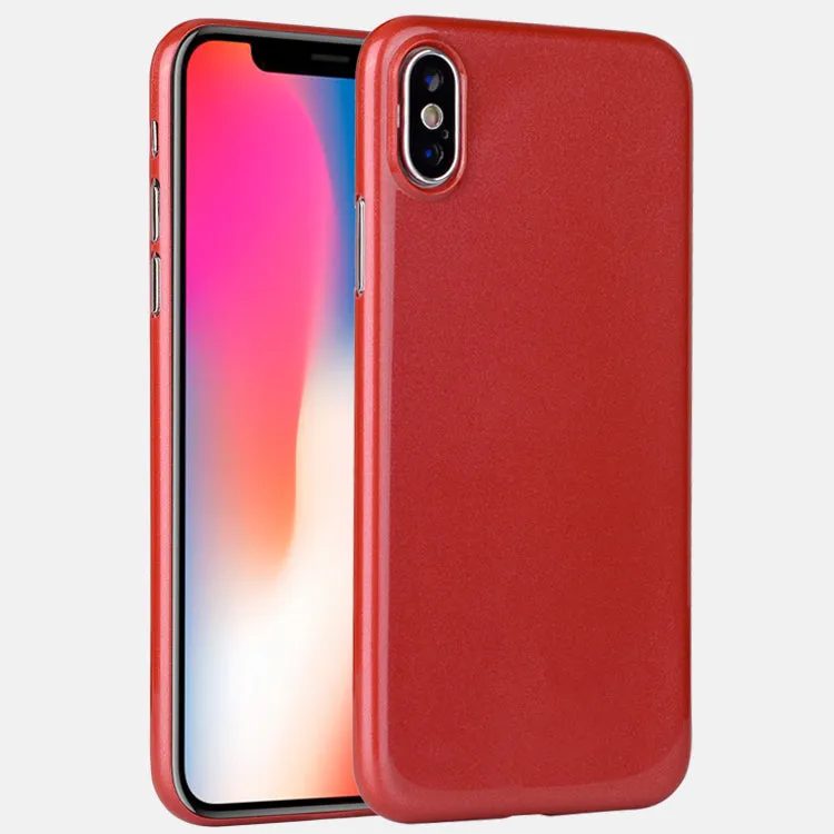 0.35mm Thin Glossy PP Case For iPhone X