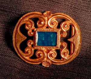16th Century Buckle With Enamel - X-88