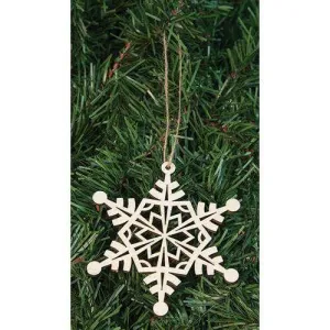 24/Box, Snowflake Orns.