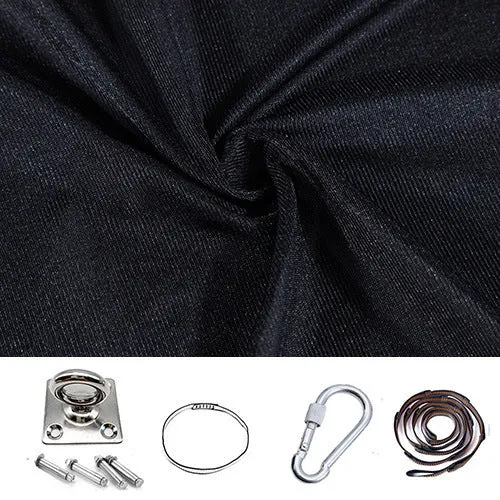 280 * 150CM Camping Hammock Children's Elastic Sensory Training Relieve Self-Closing Indoor Swing