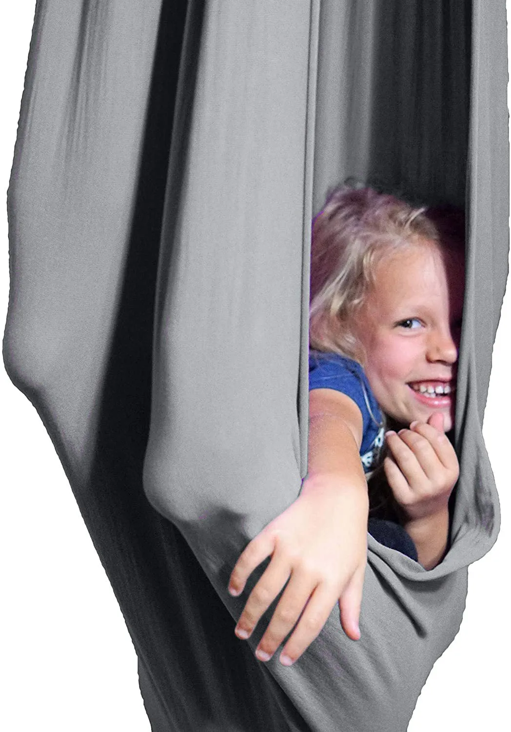 280 * 150CM Camping Hammock Children's Elastic Sensory Training Relieve Self-Closing Indoor Swing