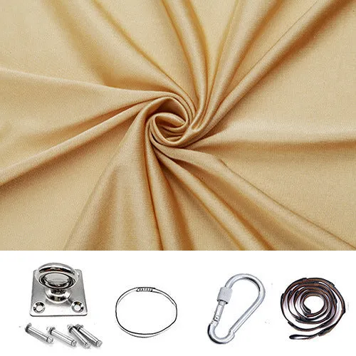 280 * 150CM Camping Hammock Children's Elastic Sensory Training Relieve Self-Closing Indoor Swing