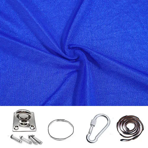 280 * 150CM Camping Hammock Children's Elastic Sensory Training Relieve Self-Closing Indoor Swing