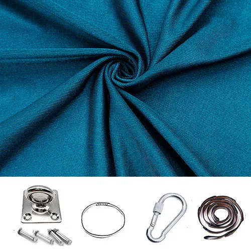 280 * 150CM Camping Hammock Children's Elastic Sensory Training Relieve Self-Closing Indoor Swing