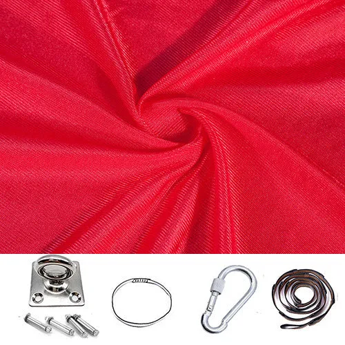 280 * 150CM Camping Hammock Children's Elastic Sensory Training Relieve Self-Closing Indoor Swing