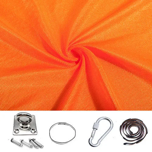 280 * 150CM Camping Hammock Children's Elastic Sensory Training Relieve Self-Closing Indoor Swing