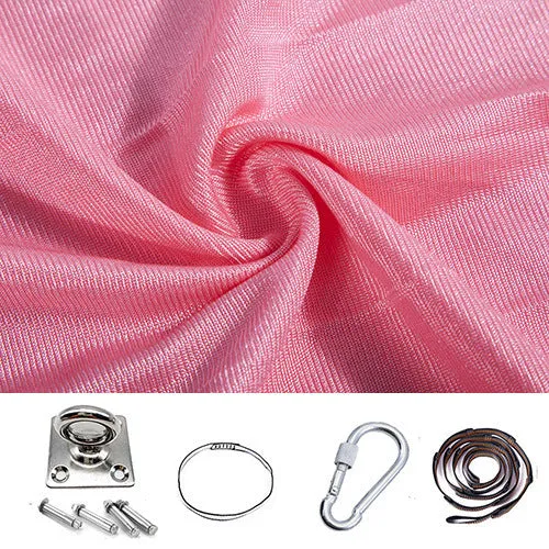 280 * 150CM Camping Hammock Children's Elastic Sensory Training Relieve Self-Closing Indoor Swing