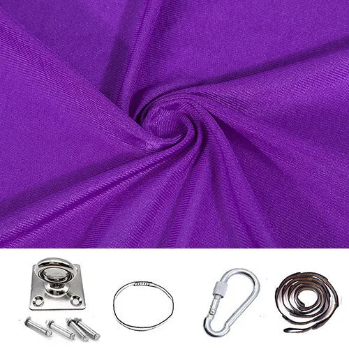 280 * 150CM Camping Hammock Children's Elastic Sensory Training Relieve Self-Closing Indoor Swing