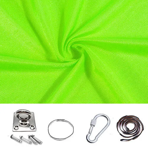 280 * 150CM Camping Hammock Children's Elastic Sensory Training Relieve Self-Closing Indoor Swing