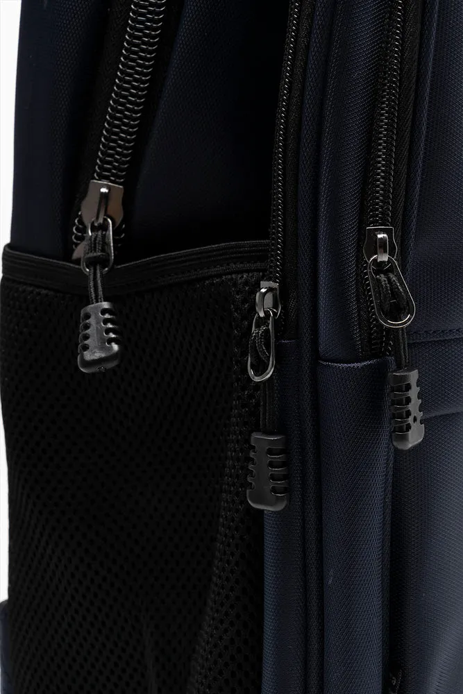 3 Division Laptop USB Bag Navy