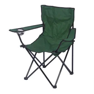 80X45X80Cm Back Support Camping Chair Hs-1 Green