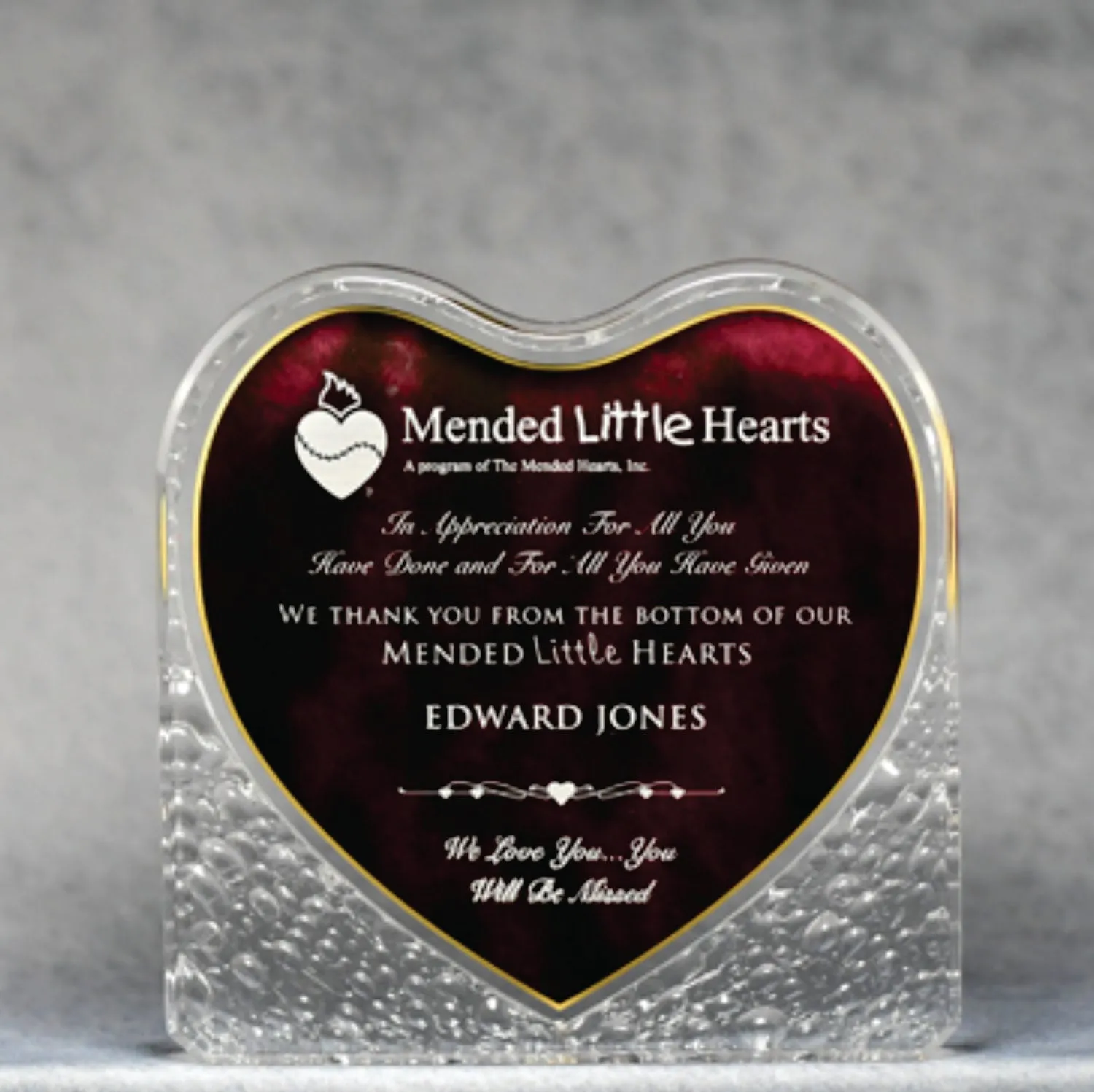 Acrylic Elegant Heart