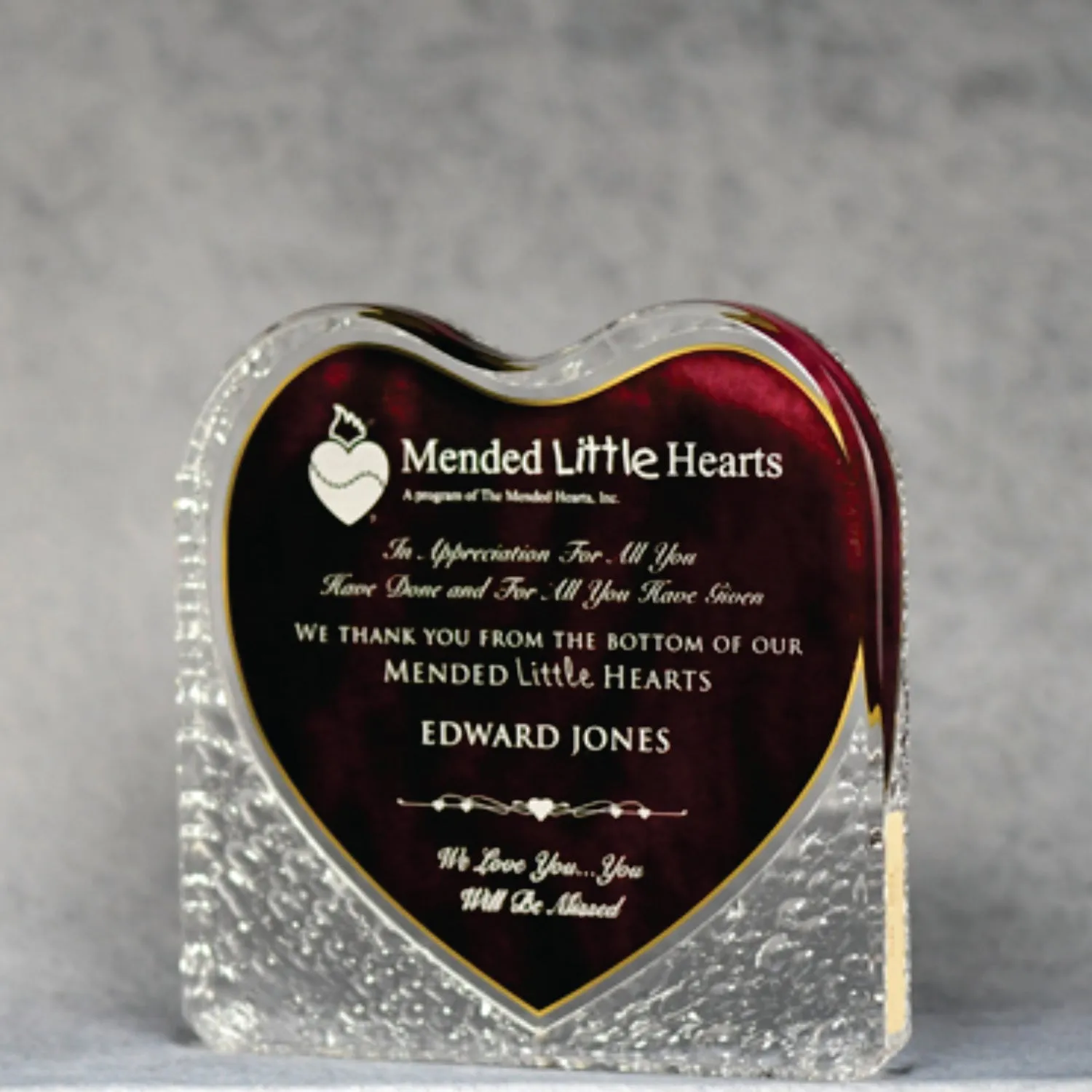 Acrylic Elegant Heart