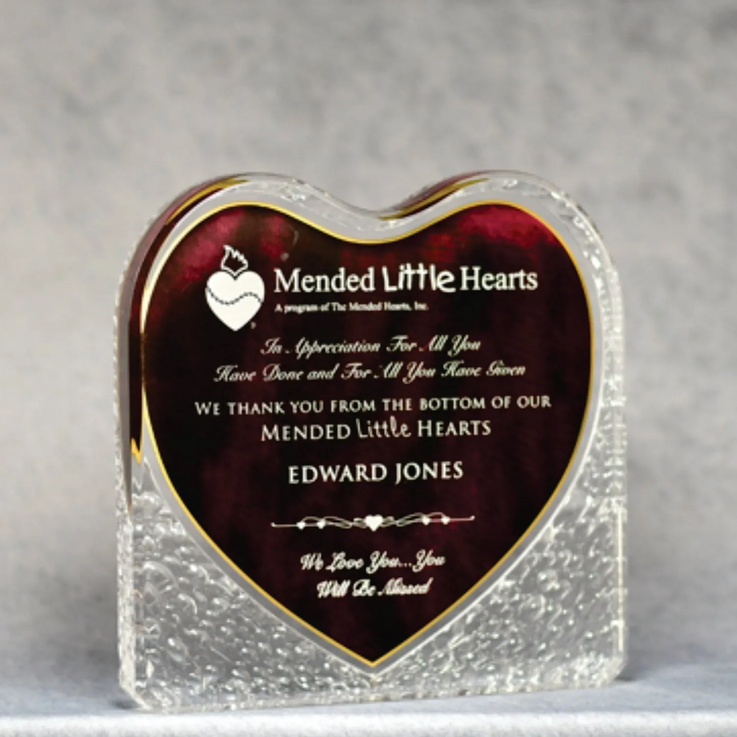 Acrylic Elegant Heart