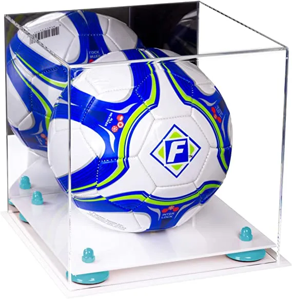 Acrylic Soccer Ball Display Case - Mirror (B02/A027)