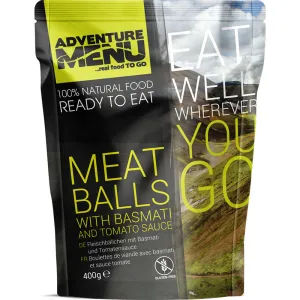 Adventure Menu Meatballs with Basmati & Tomato Sauce