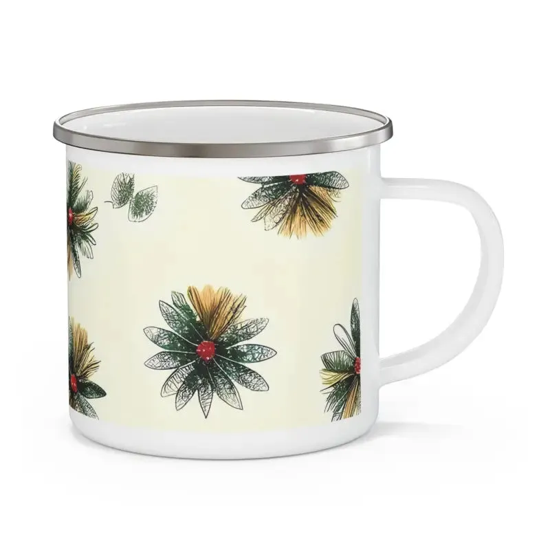 Adventure-ready Enamel Camping Mug: Stay Hydrated & Stylish