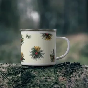 Adventure-ready Enamel Camping Mug: Stay Hydrated & Stylish