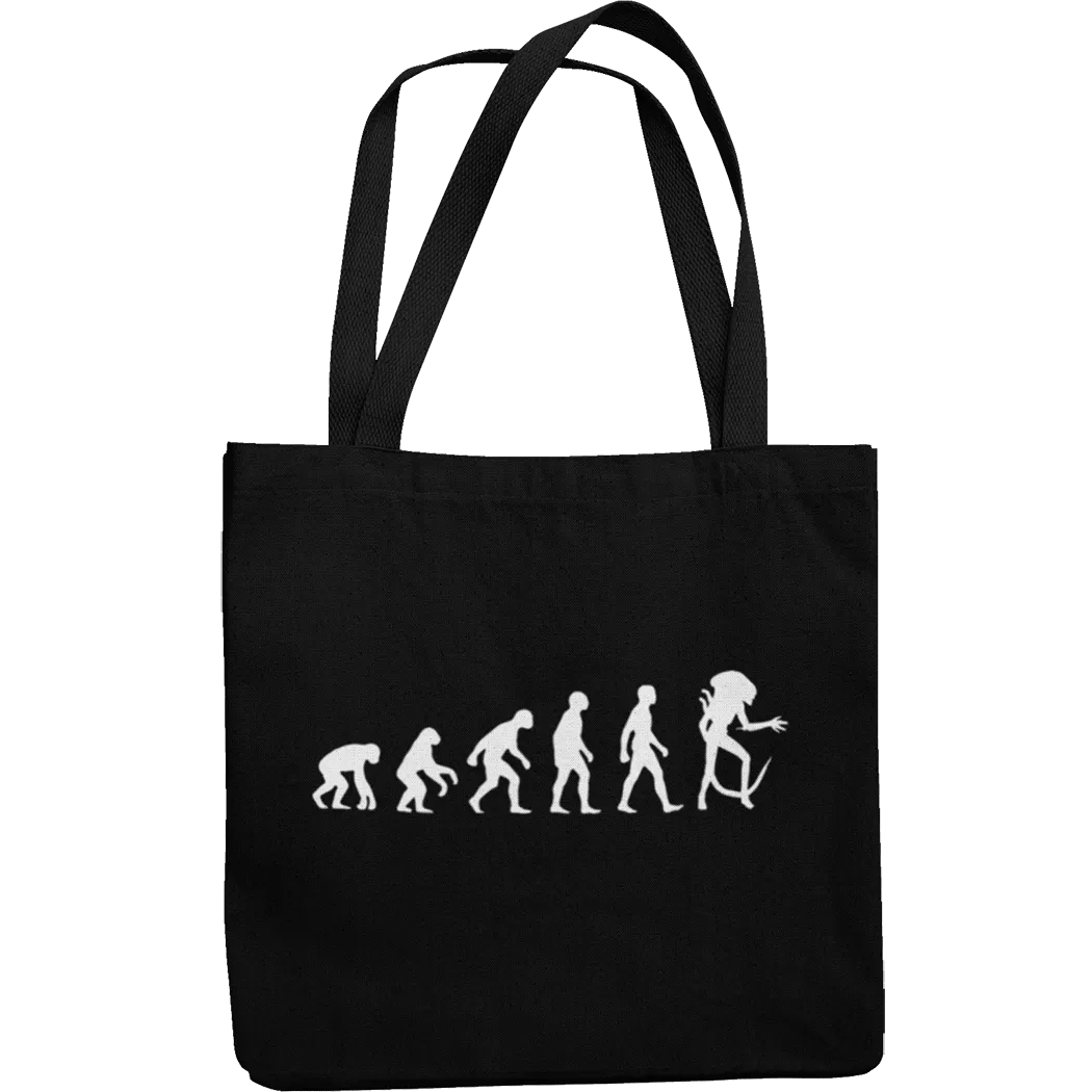 Alien Evolution Canvas Tote Shopping Bag