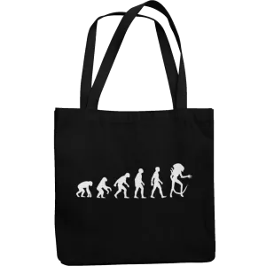 Alien Evolution Canvas Tote Shopping Bag