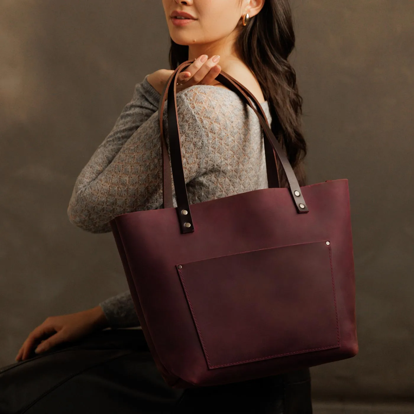 'Almost Perfect' Leather Tote Bag - Limited Edition