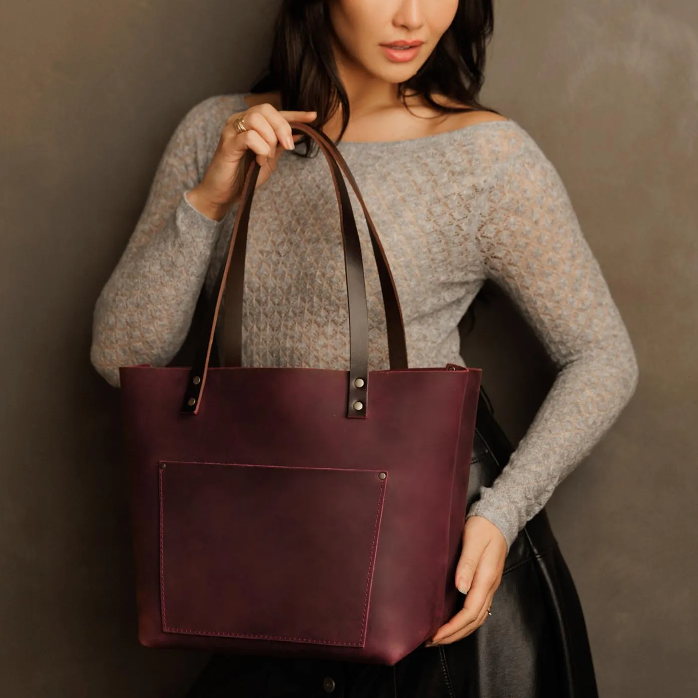 'Almost Perfect' Leather Tote Bag - Limited Edition