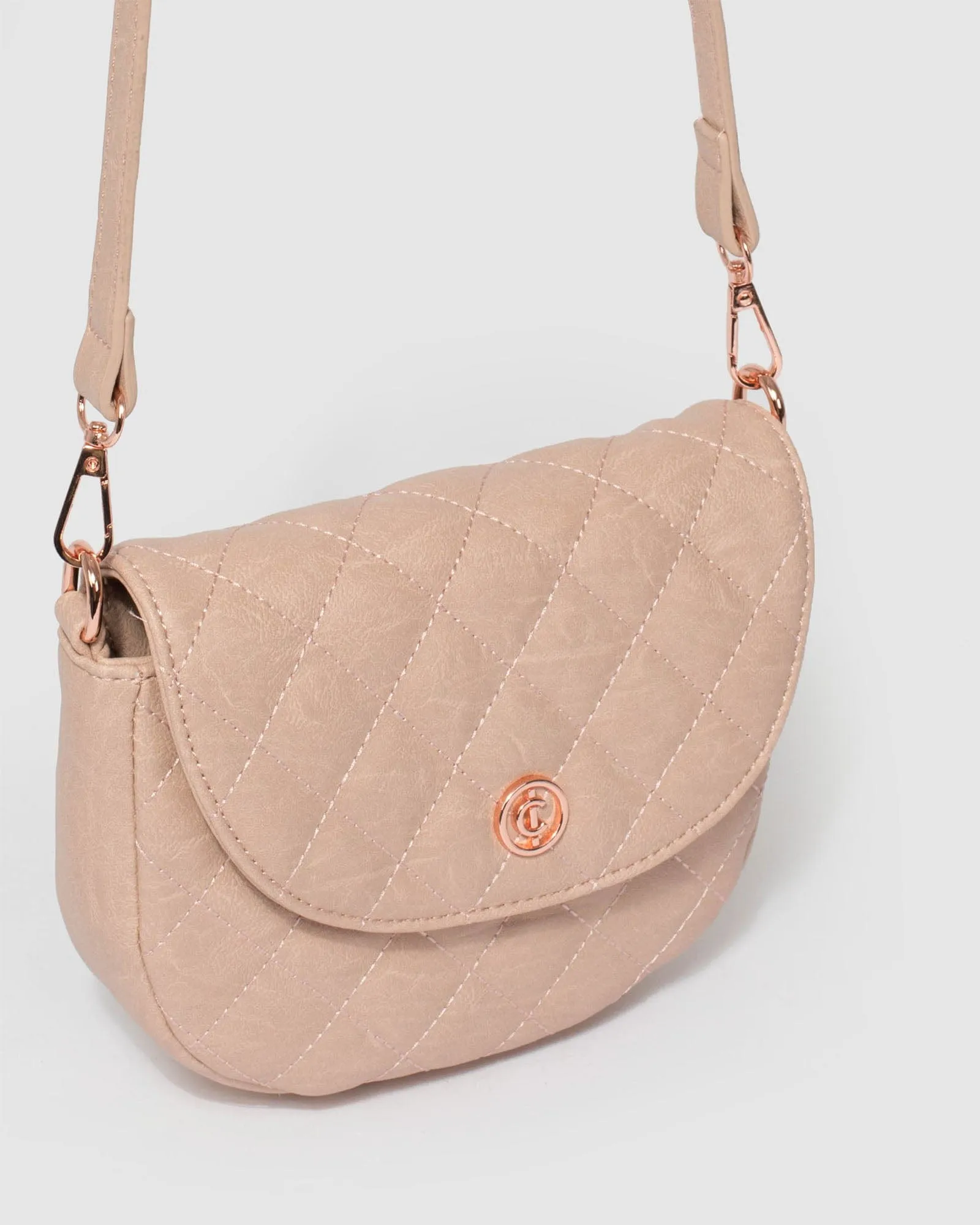 Alvita Pink Saddle Bag