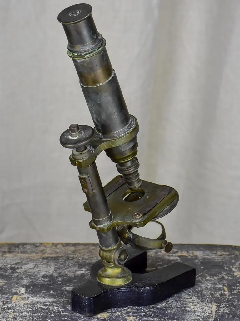 Antique chemist's microscope