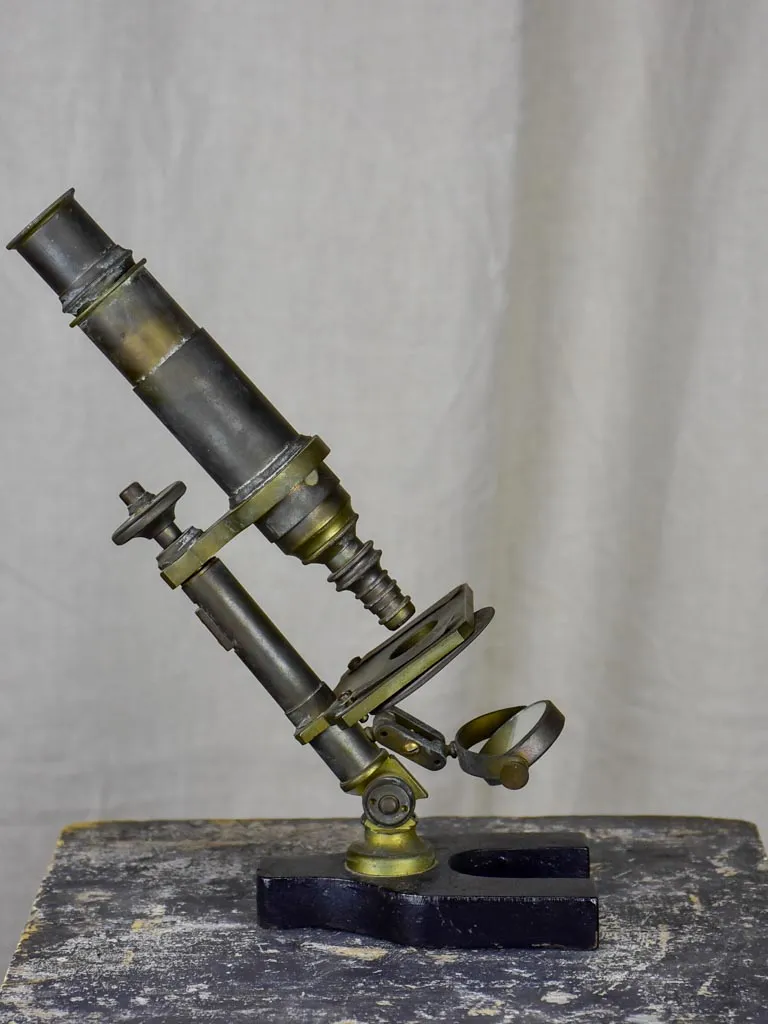 Antique chemist's microscope