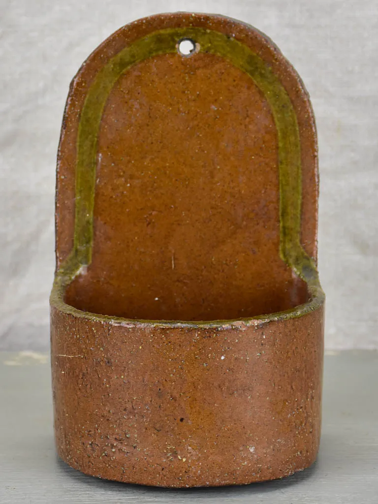 Antique French wall mounted herb store