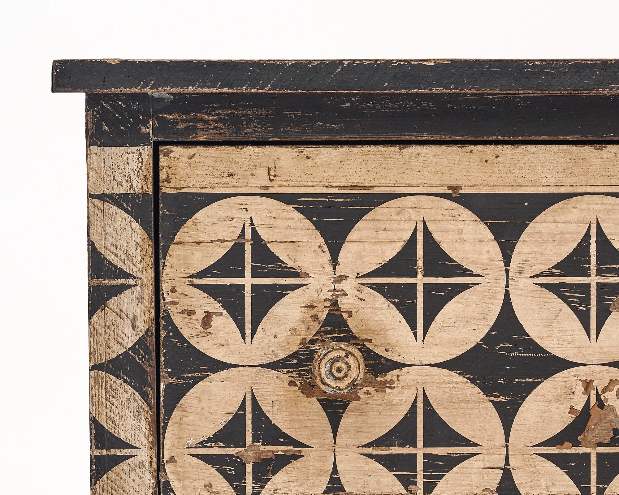 Antique Painted Italian Chest