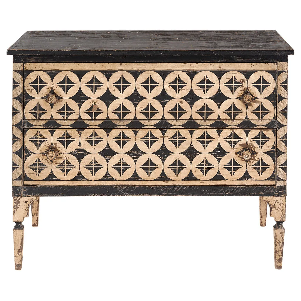 Antique Painted Italian Chest