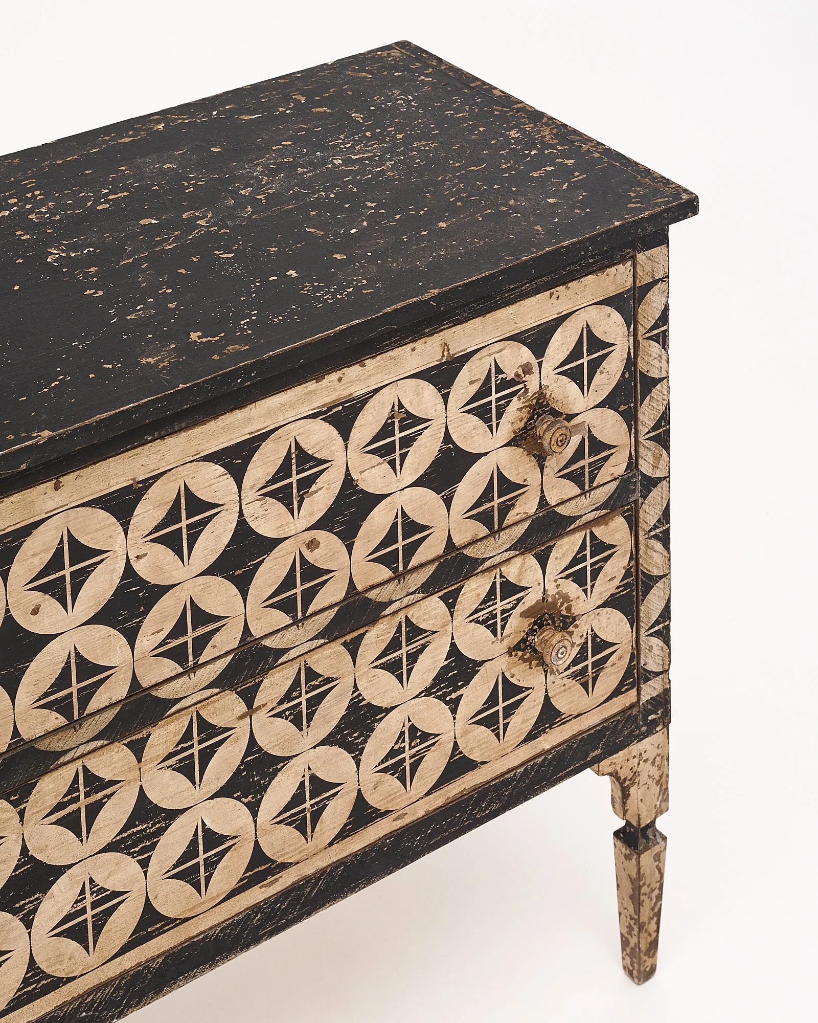 Antique Painted Italian Chest