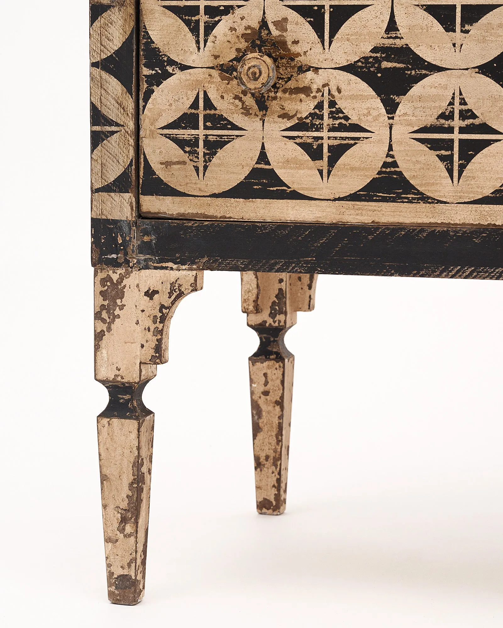 Antique Painted Italian Chest