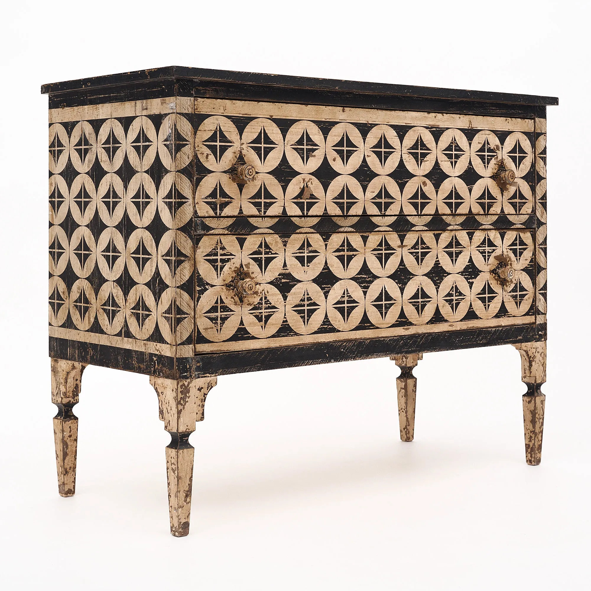 Antique Painted Italian Chest