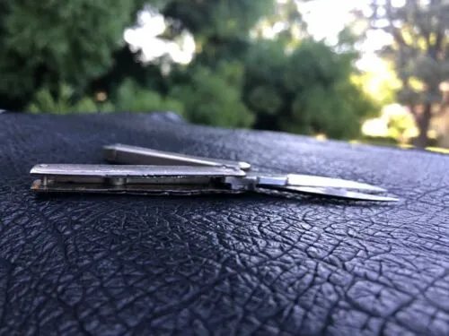 Antique Victorian Ornate Etched Folding Pocket Scissors Bontigen & Sabin Germany