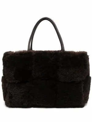 Arco shopping bag in Fondant brown