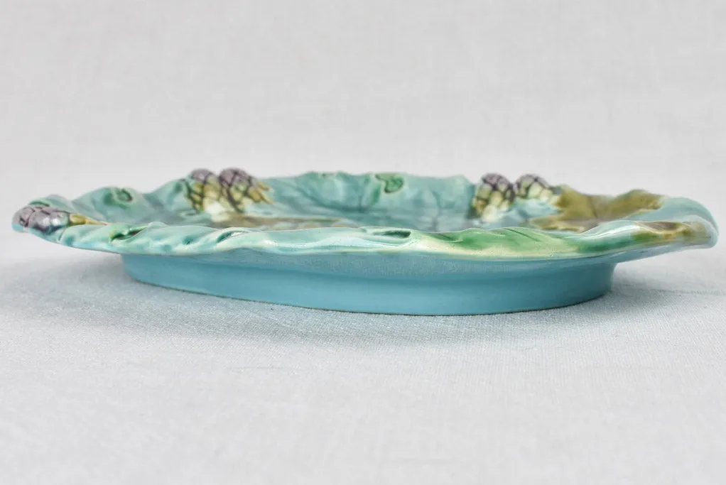 Artichoke platter - Majolica 9" x 11½"