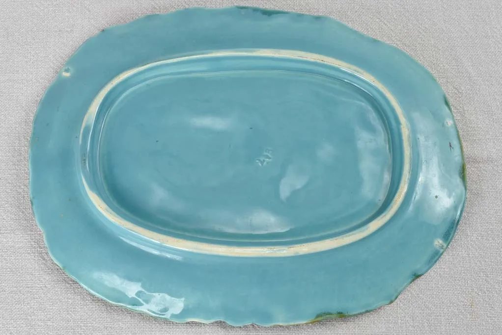 Artichoke platter - Majolica 9" x 11½"