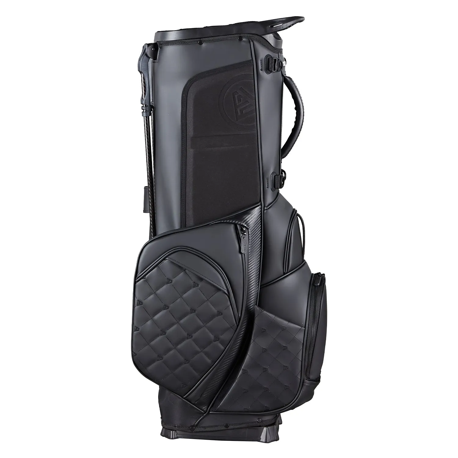 Ask Echo 2025 Prestige-14 Way Full Length Hybrid Leather Stand Bag / Black