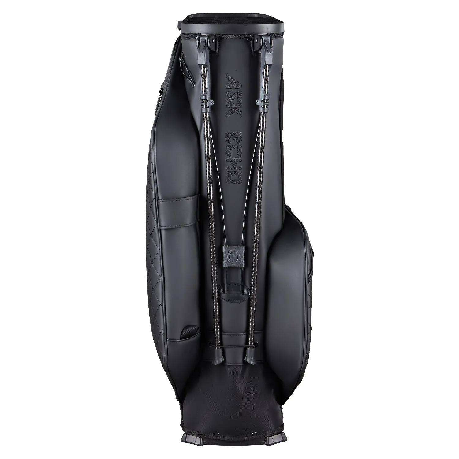 Ask Echo 2025 Prestige-14 Way Full Length Hybrid Leather Stand Bag / Black