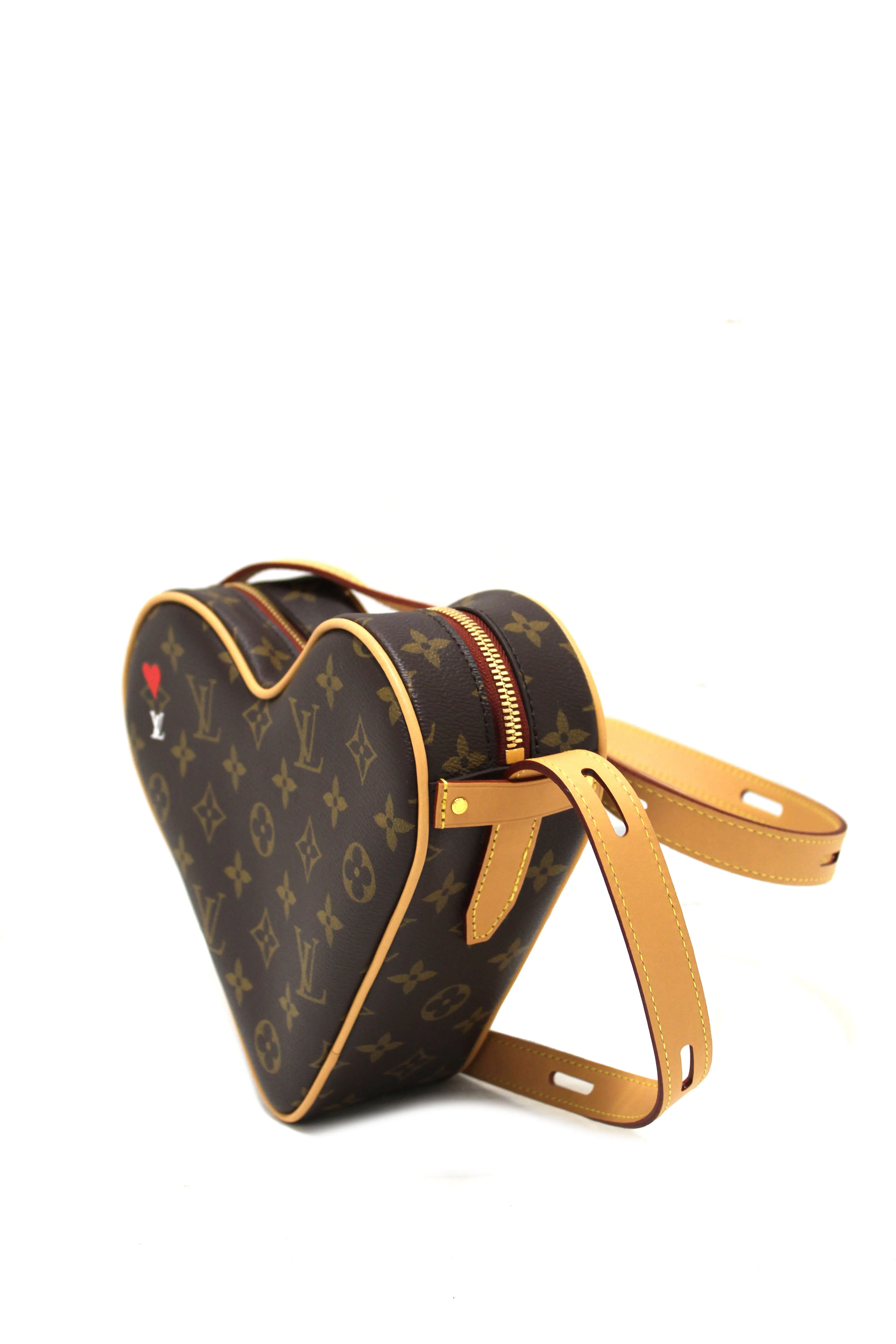 Authentic Louis Vuitton Limited Edition Monogram Game On Coeur Bag
