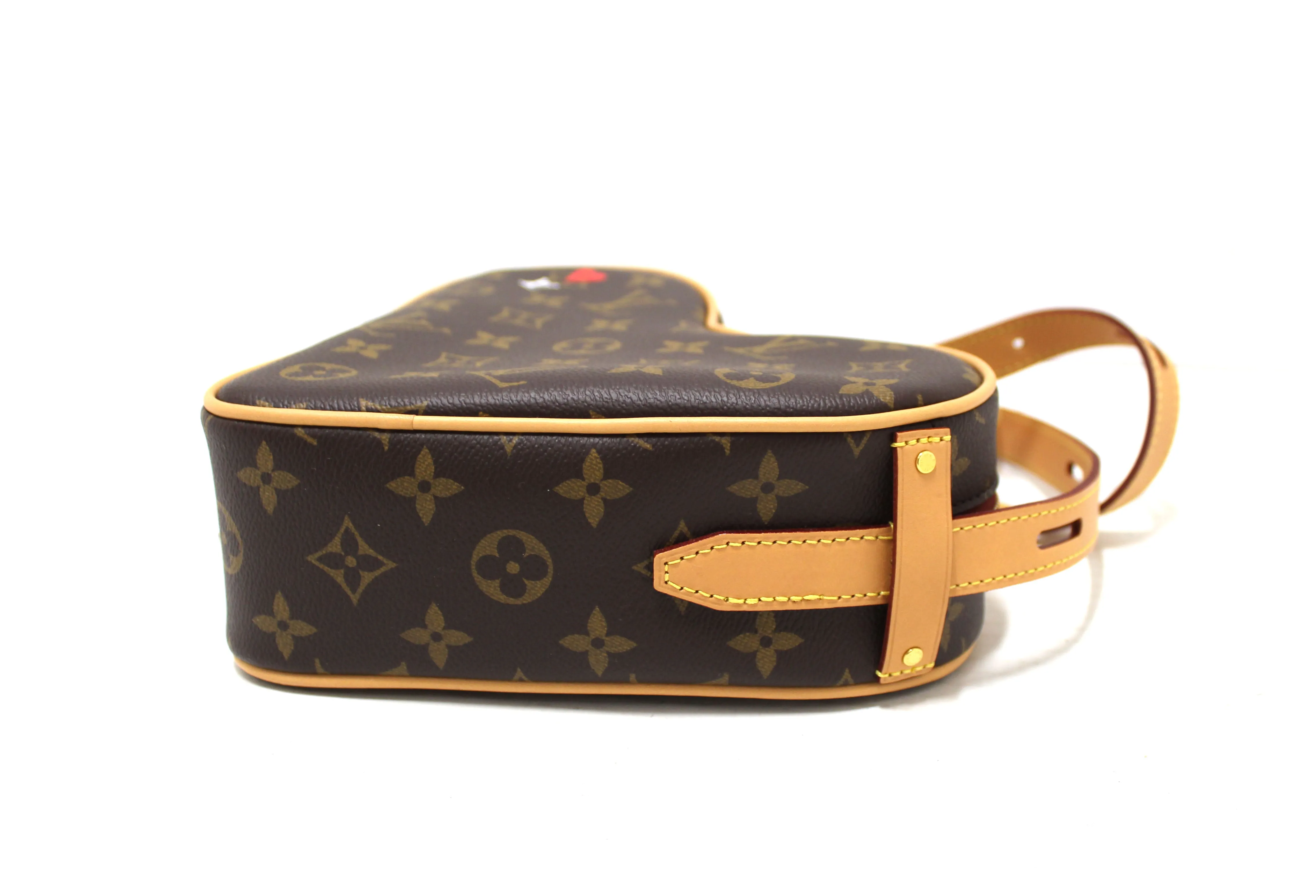 Authentic Louis Vuitton Limited Edition Monogram Game On Coeur Bag