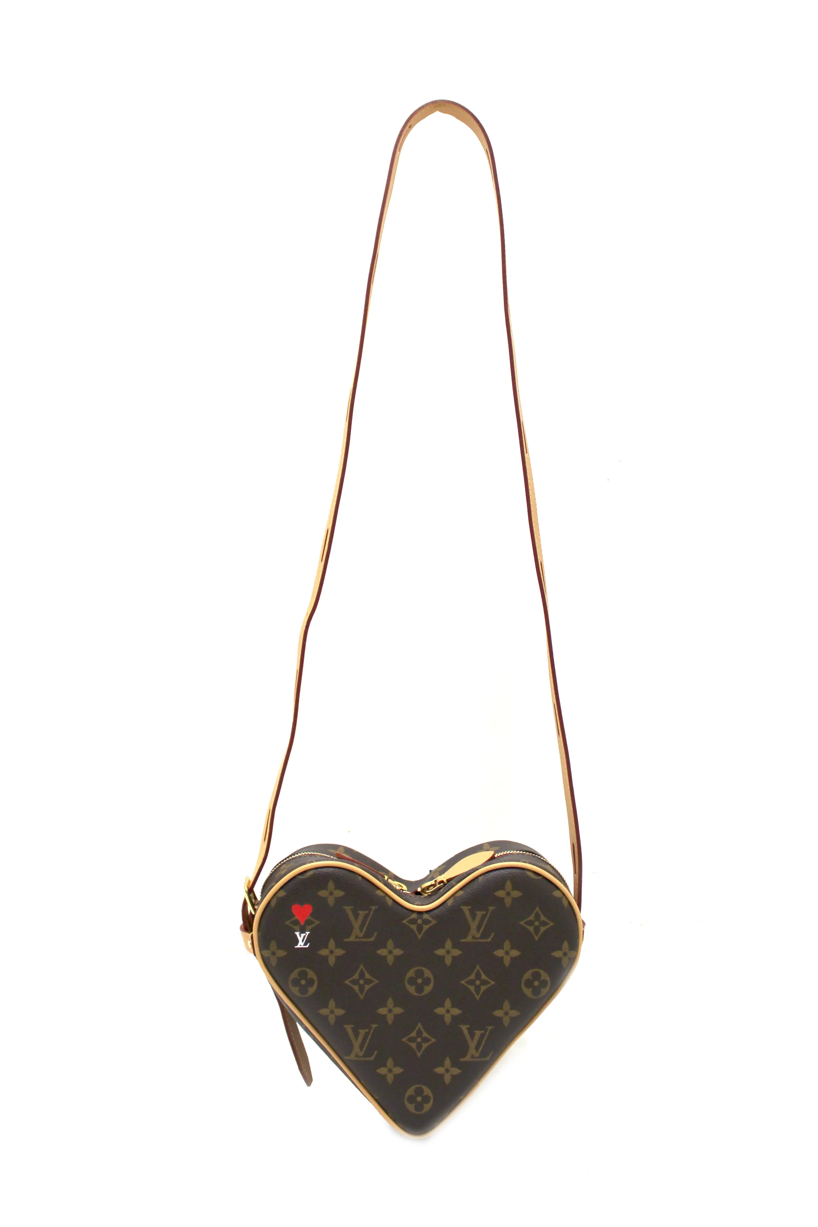 Authentic Louis Vuitton Limited Edition Monogram Game On Coeur Bag