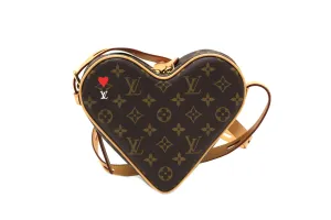Authentic Louis Vuitton Limited Edition Monogram Game On Coeur Bag