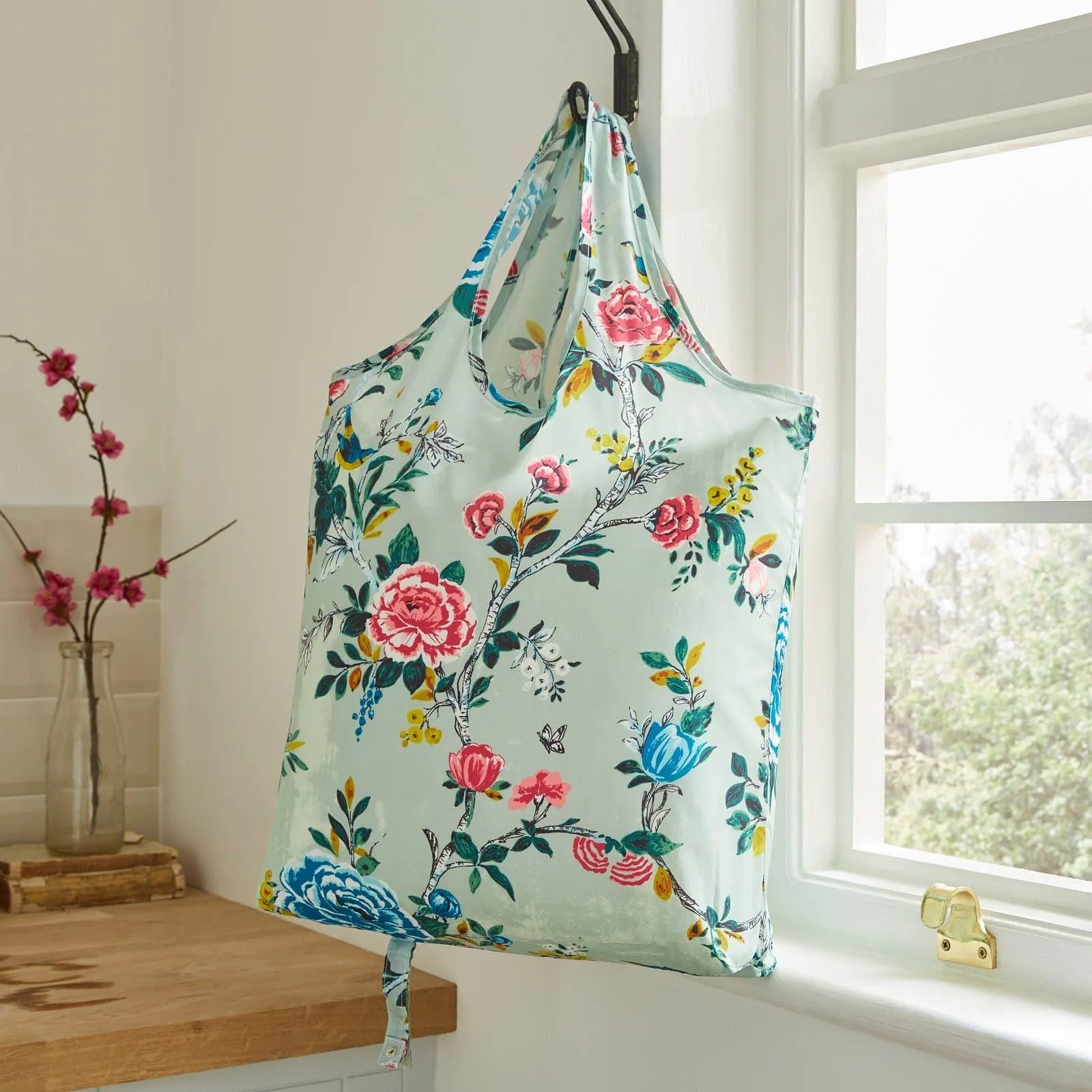 Aviary Reusable Roll-Up Shopping Bag