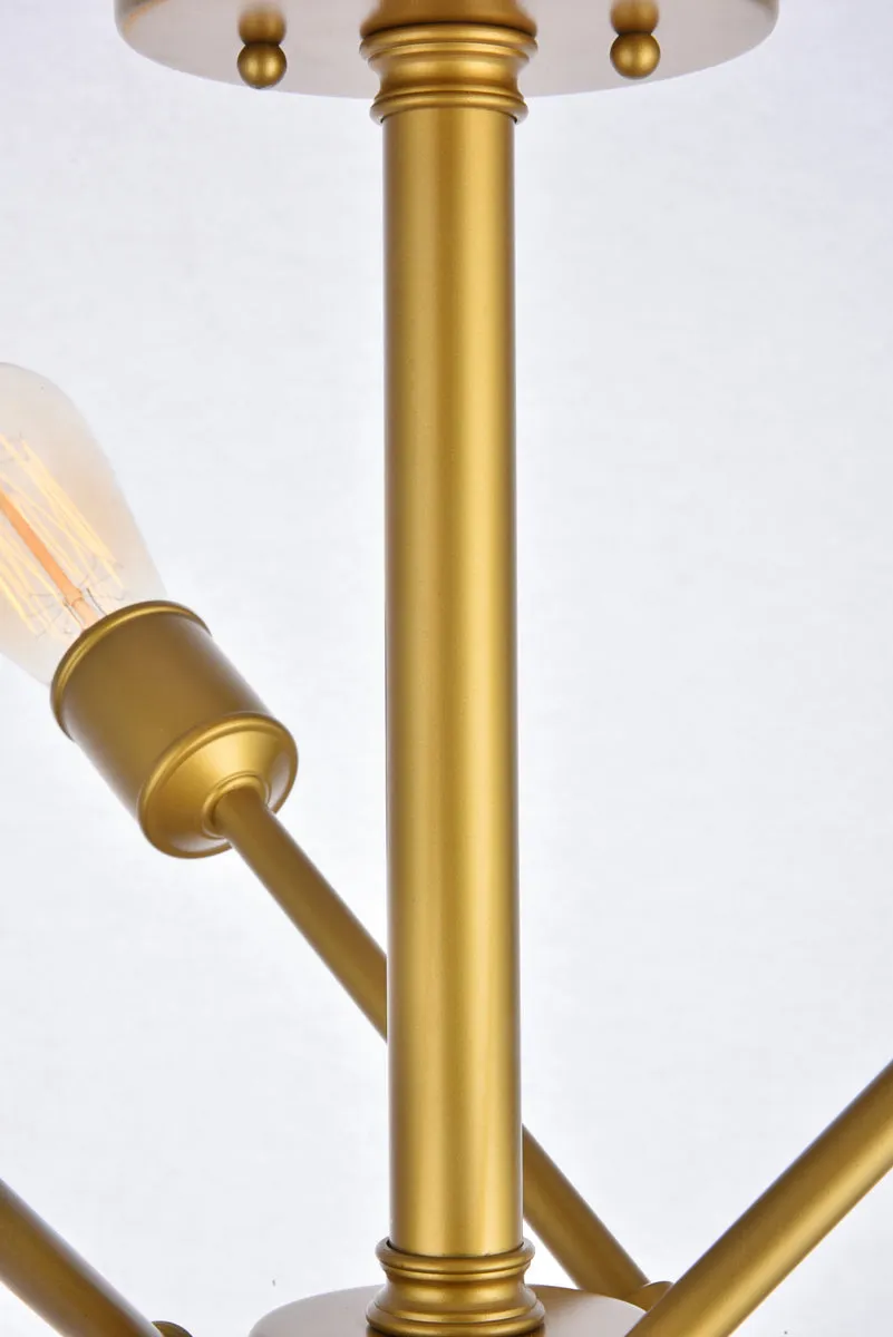 Axel 6 Light Flush Mount