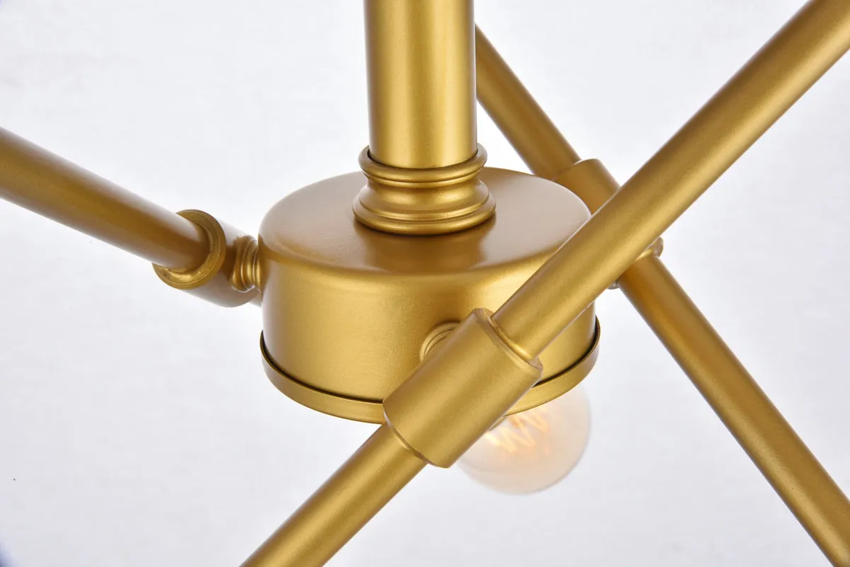 Axel 6 Light Flush Mount
