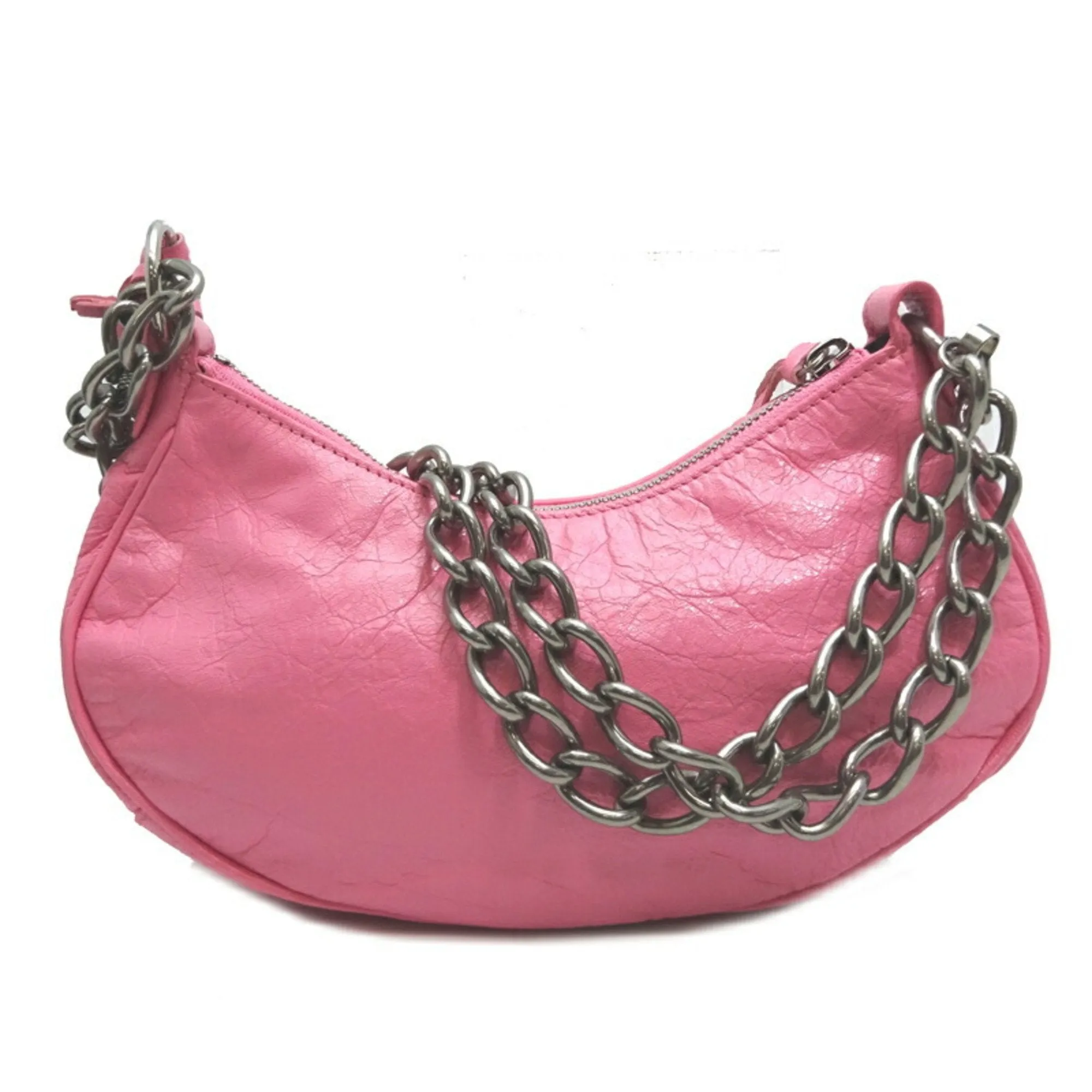 Balenciaga Cagole Pink Leather Bag