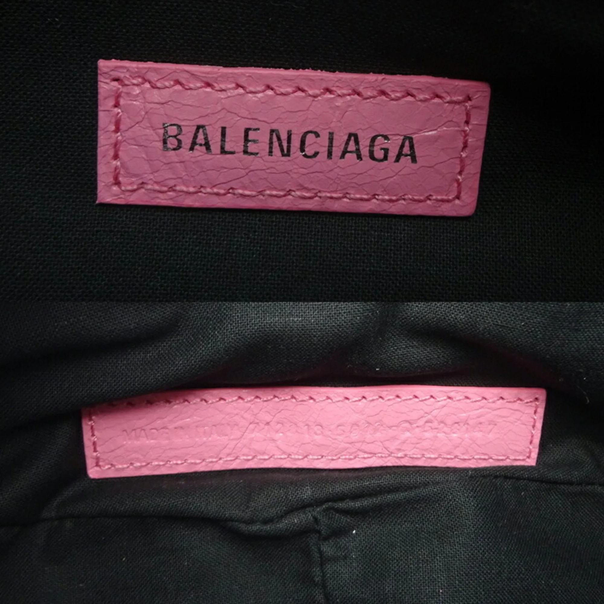 Balenciaga Cagole Pink Leather Bag
